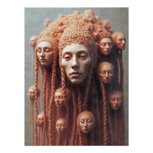 Pôster As muitas faces dentro