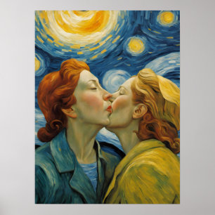 Poster As mulheres adoram beijar a noite estelar