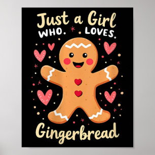 Poster As Mulheres Apenas Uma Menina Que Adora Gingerpão