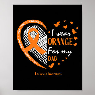Poster As Mulheres Pai Eu Visto Laranja Para Meu Pai Leuc