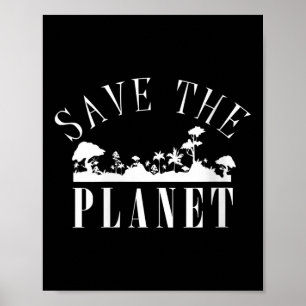 Poster As Mulheres Salvem O Planeta De Proteção Ambiental