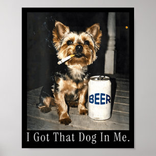 Poster As mulheres têm esse cachorro em funny yorkie fuma