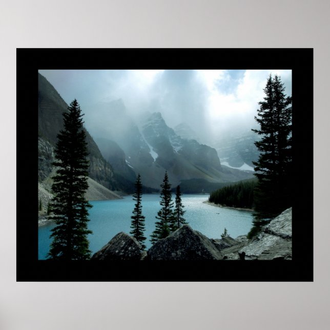 Poster As Nuvens Queimam (Bordada) (Frente)