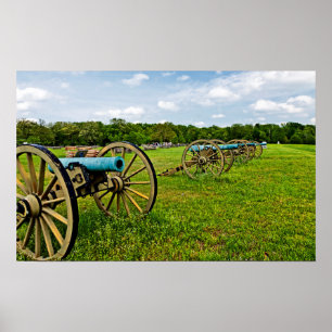 Poster As Paisagens do Parque Militar de Shiloh em Shiloh