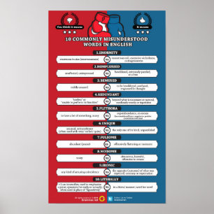 Pôster As palavras não são o que parecem