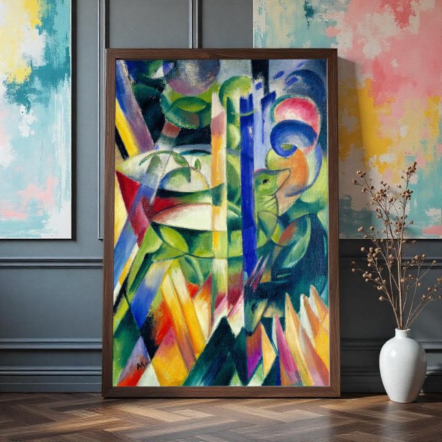 Poster As Pequenas Montanhas, Franz Marc (Criador carregado)