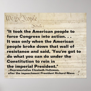 Pôster As pessoas americanas do congresso da força a