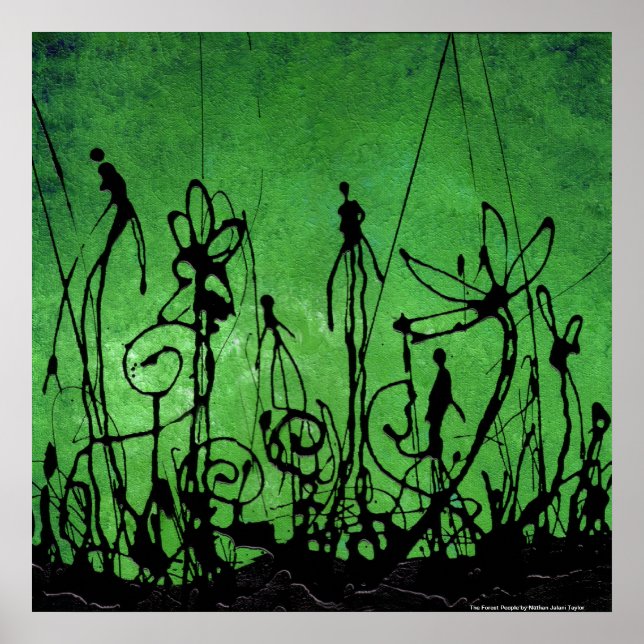 Poster As Pessoas da Floresta (Impressão) (Frente)