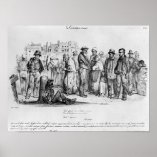 Pôster As pessoas Emancipated, 'do La Caricature