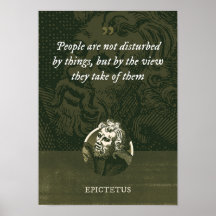 As pessoas não são perturbadas pelas coisas, mas p