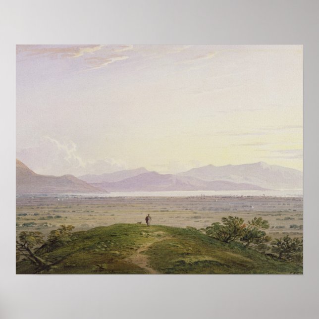 Poster As planícies da maratona, 1834 (grafite e c/c com (Frente)