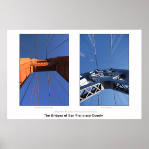 Poster As pontes do condado de San Francisco