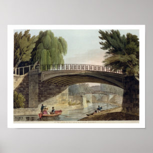 Pôster As pontes sobre o canal em jardins de Sydney, de