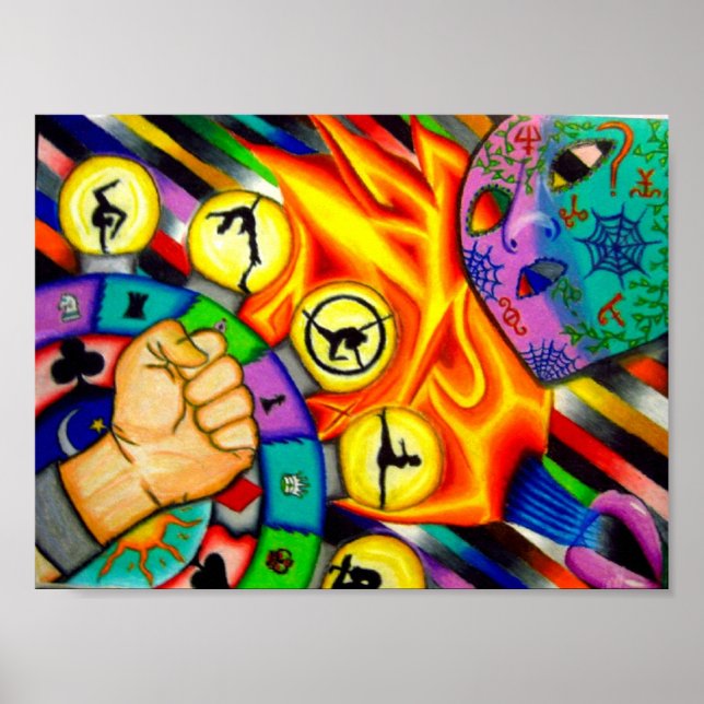 Pôster As probabilidades (Frente)