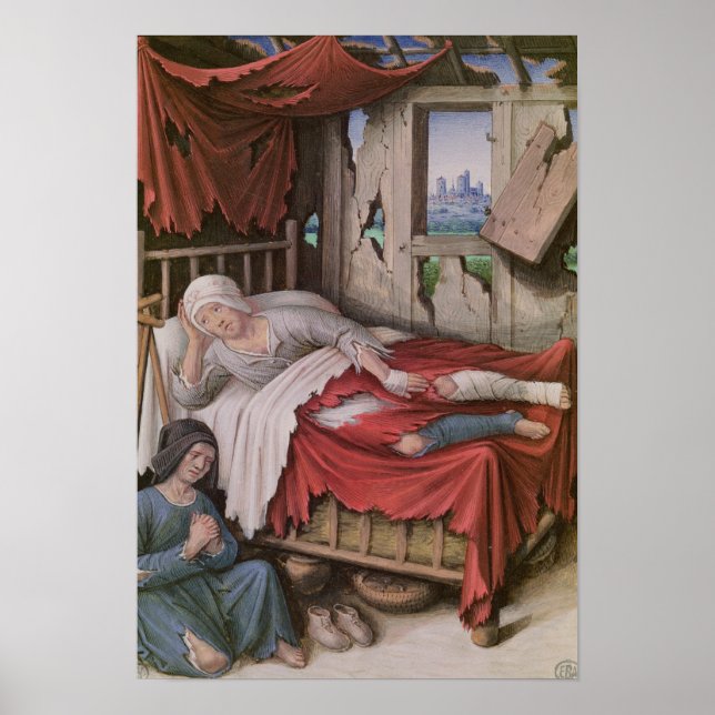 Poster As quatro condições da sociedade: a pobreza (Frente)