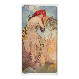 Pôster As Quatro Estações Verão - 1896 - Alphonse Mucha