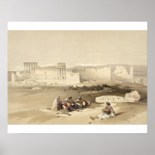 Pôster As ruínas de Baalbec, o 5 de maio de 1839,