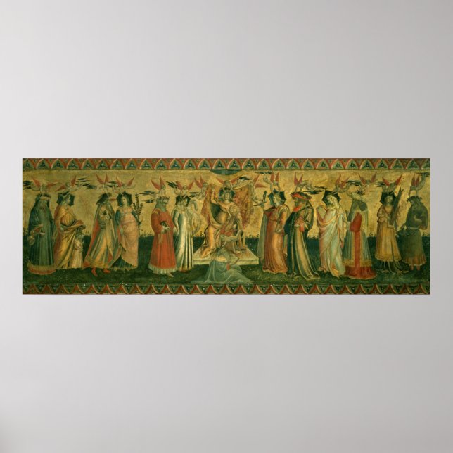 Pôster As Sete Artes Liberais, c.1435 (Frente)