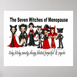 Poster As sete bruxas da menopausa
