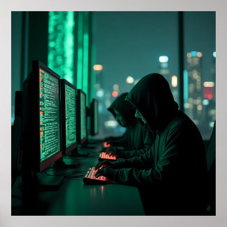 Poster As Sombras da IA Digital do submundo