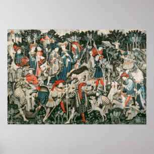 Poster As tapeçarias da caça de Devonshire