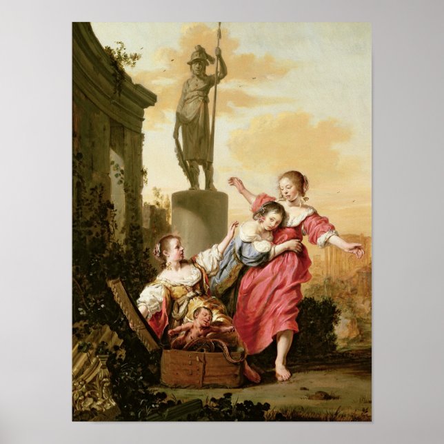 Poster As três filhas de Cecrops (Frente)