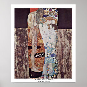 Poster As três idades da mulher por Klimt Gustavo