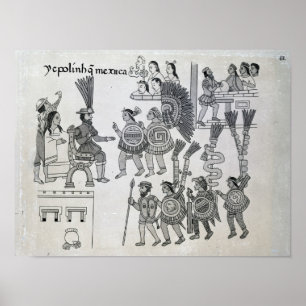 Pôster As últimas rendições astecas de Cuauhtemoc do