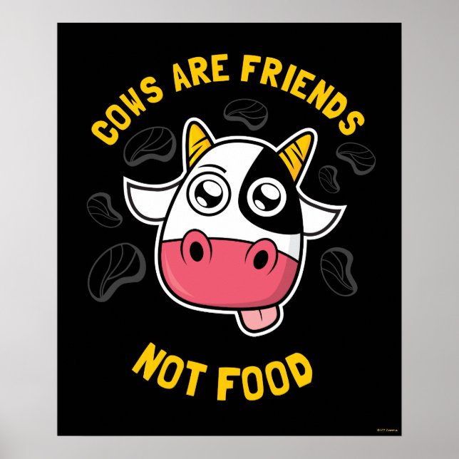 Poster As Vacas São Amigos Não Comidas (Frente)