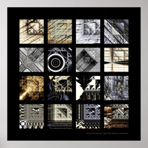 Poster As variações de Sierpinski