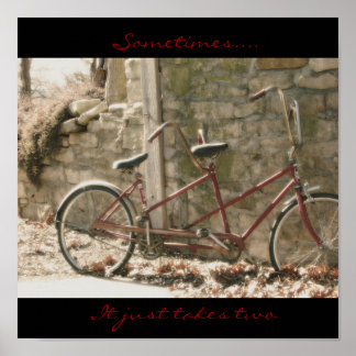 Poster Às vezes.... Leva apenas dois