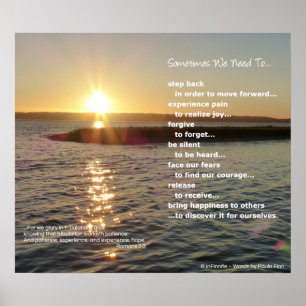 Pôster Às Vezes Precisamos... Religiosos