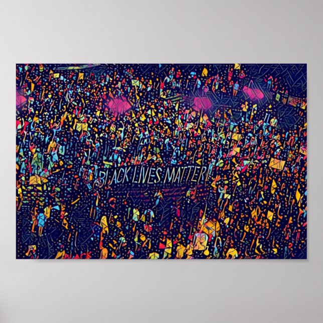 Pôster As Vidas Negras Importam (Frente)