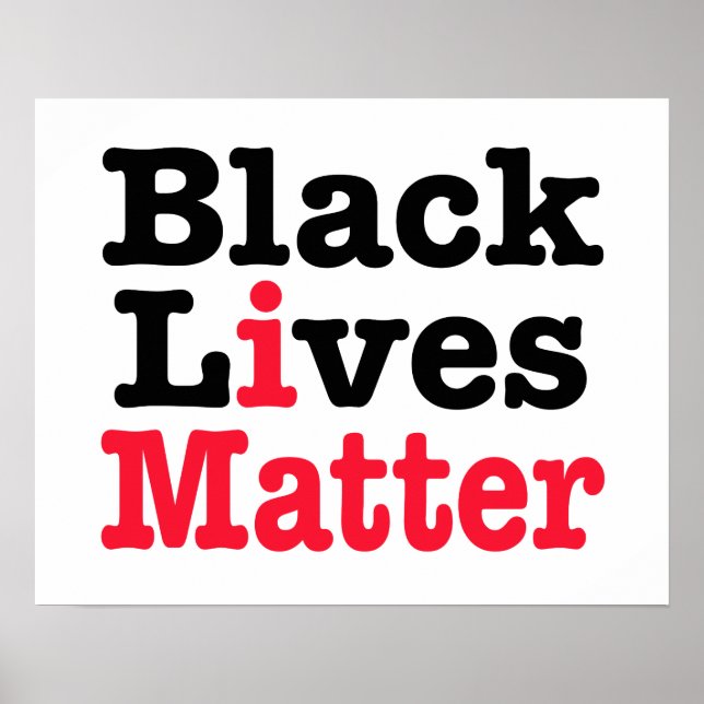 Poster As Vidas Negras Importam (Frente)