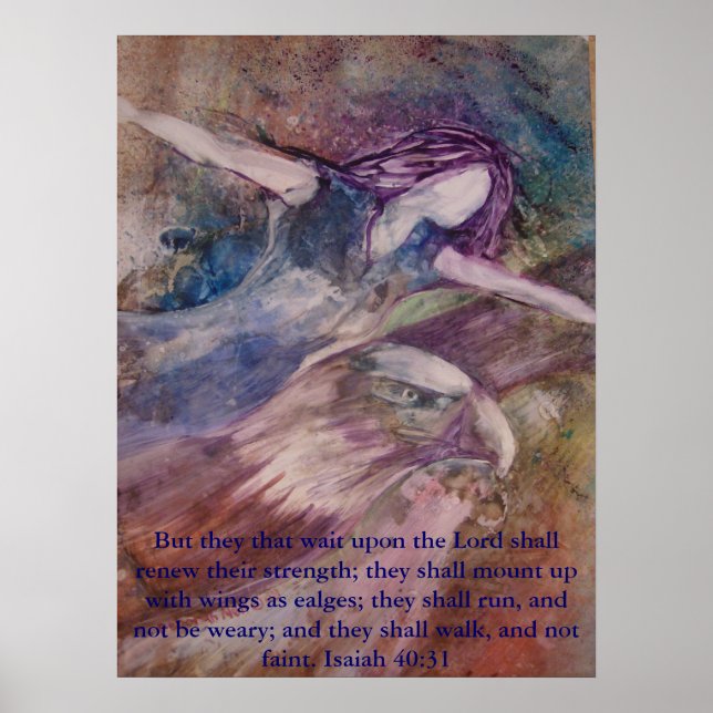 poster "Asas Como Águias" (Frente)