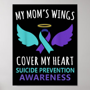 Poster Asas da Minha Mãe Cobrem Coração Faixa de Conscien