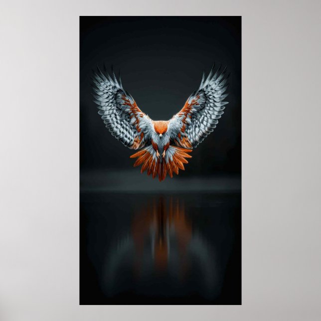 Poster Asas de Fogo e Sombra (Frente)