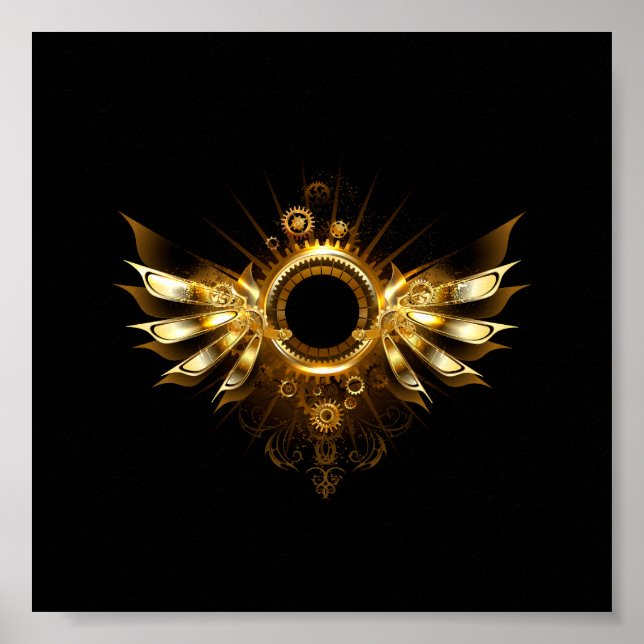 Poster Asas de vapor (Frente)