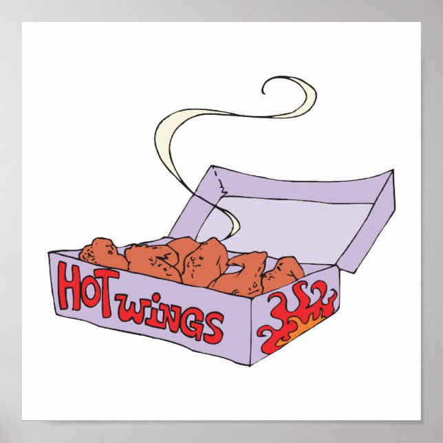 Pôster asas quente (Frente)