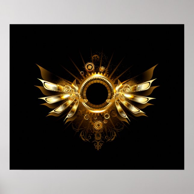 Poster Asas steampunk (Frente)