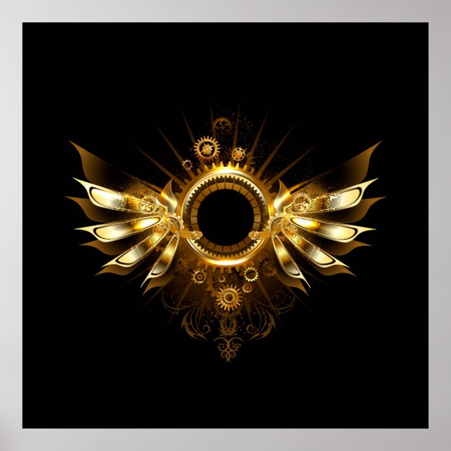 Poster Asas steampunk (Frente)