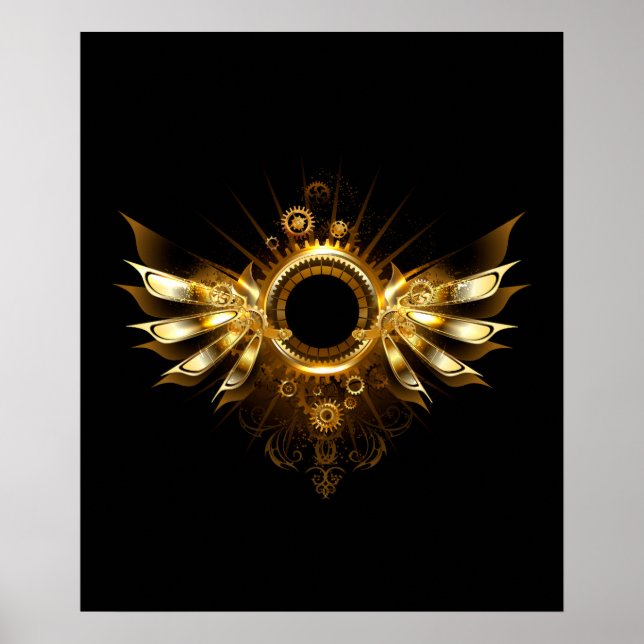 Poster Asas Steampunk (Frente)