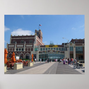 Pôster Asbury Park NJ Boardwalk - Teatro Paramount