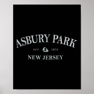 Poster Asbury Park Nova Jersey _ Asbury Park Nj Velero 