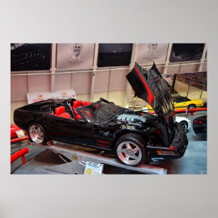 Pôster ASC C C4 Corvette ZR1 — conceito de estrada