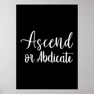 Poster Ascend - Motivação do Sucesso do Hustle Gym
