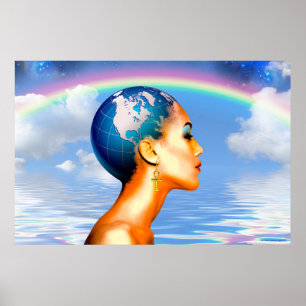 Pôster Ascensão da Rainha Mãe Terra - 36" x 24"