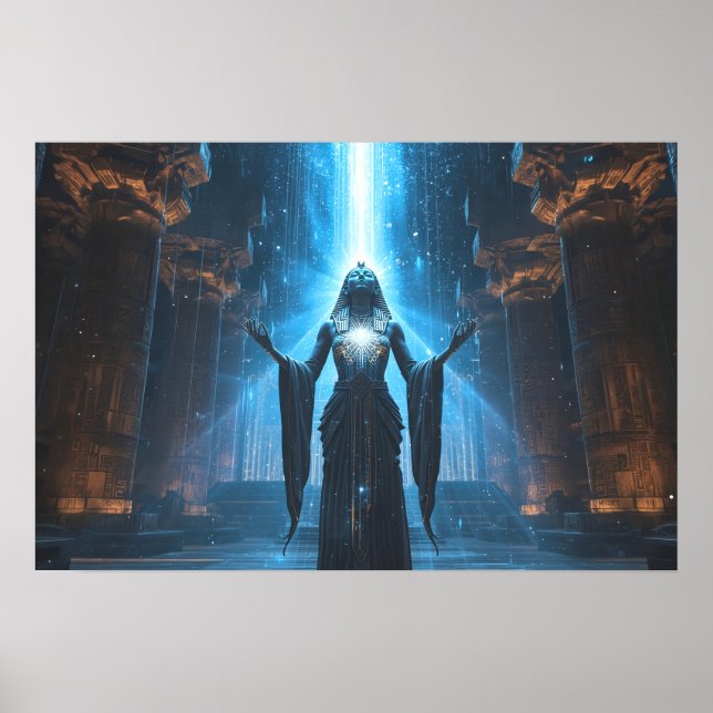 Poster Ascensão da Sacerdotisa Estelar: Ficção Científica (Frente)