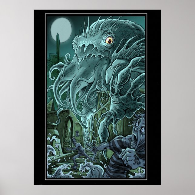 Pôster Ascensão de Cthulhu (Frente)