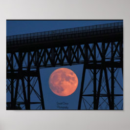 Poster Ascensão de lua sob a ponte Walkway